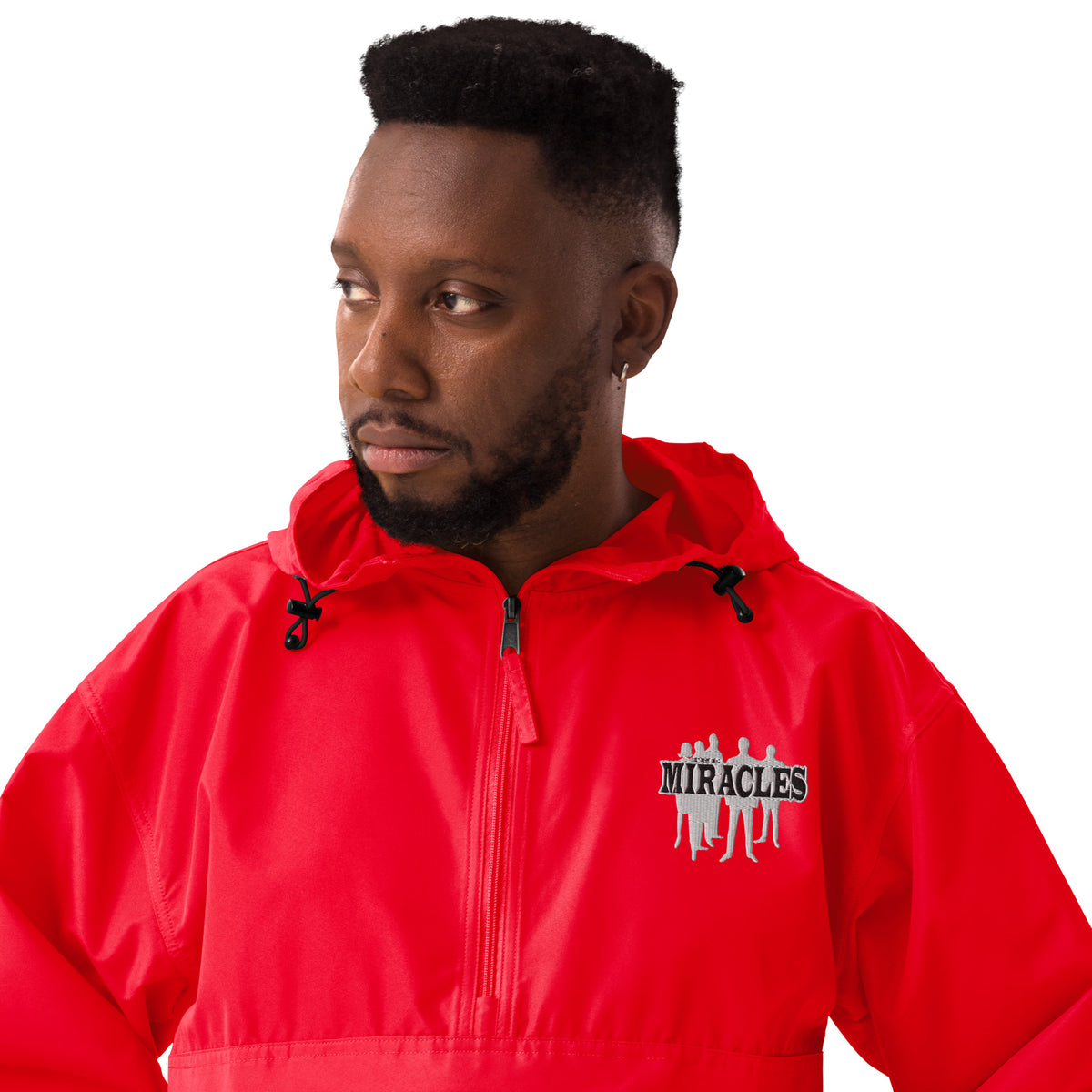 Miracles Silhouette - Embroidered Champion Packable Jacket