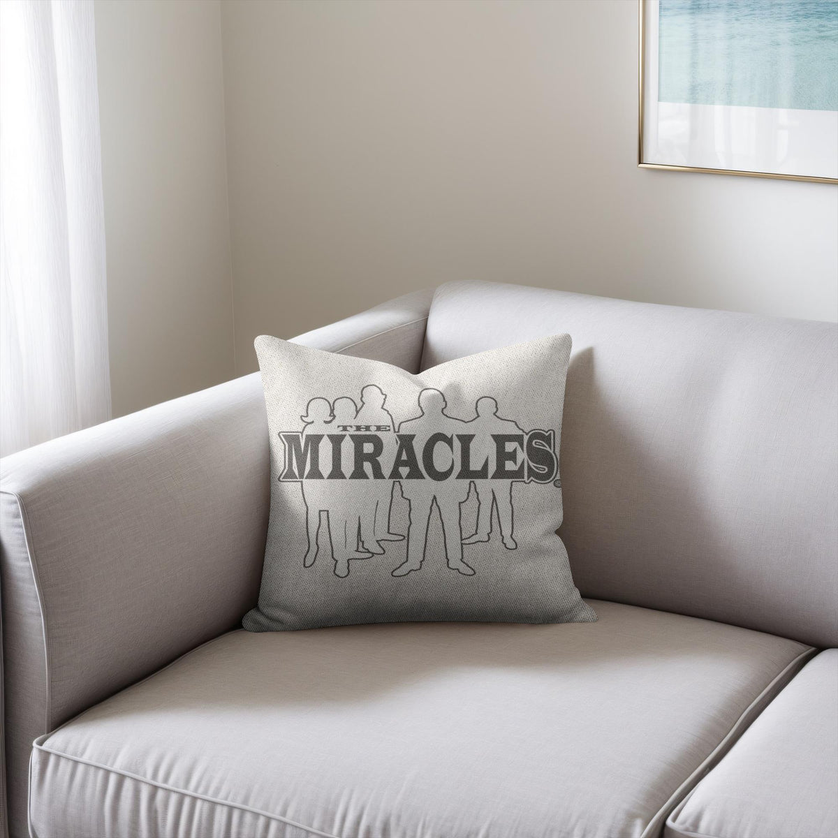 Miracles Silhouette - Woven Pillow